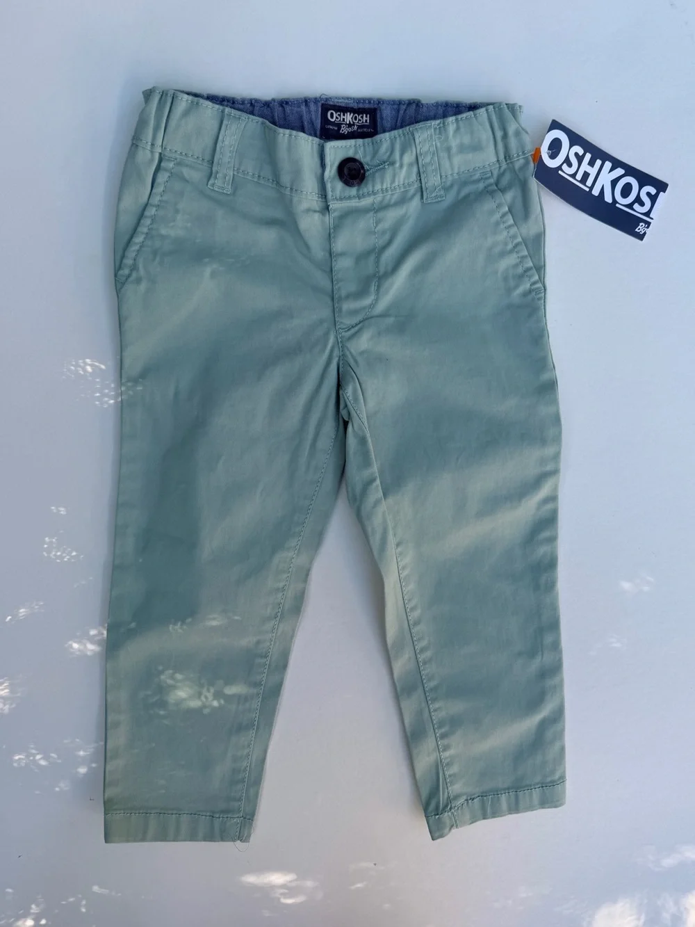 OshKosh B'gosh Light Sage Green Kids Pants